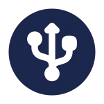 Usb Circle SVG Icon
